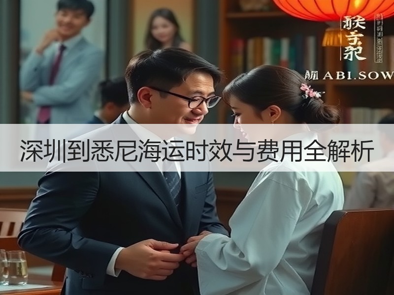 深圳到悉尼海运时效与费用全解析 深圳到悉尼海运时效与费用全解析