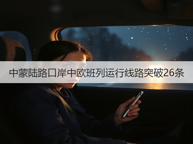 中蒙陆路口岸中欧班列运行线路突破26条(图3)