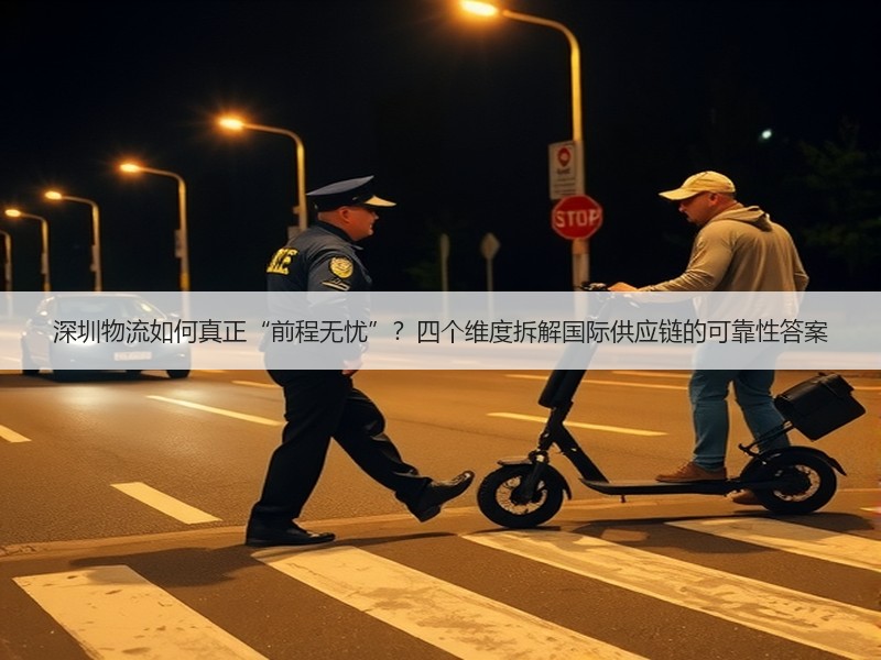 深圳物流如何真正“前程无忧”?四个维度拆解国际供应链的可靠性答案 深圳物流如何真正“前程无忧”?四个维度拆解国际供应链的可靠性答案