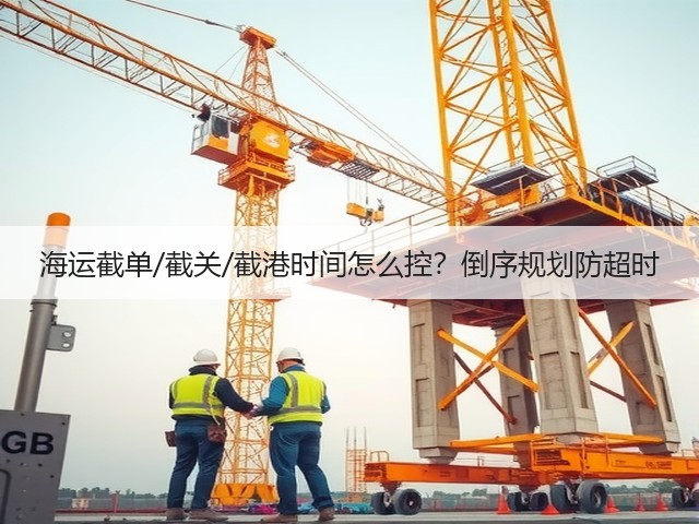 海运截单/截关/截港时间怎么控?倒序规划防超时(图1) 海运截单/截关/截港时间怎么控?倒序规划防超时(图1)