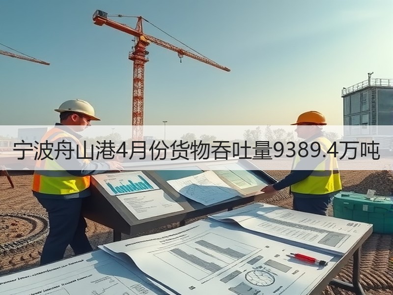 宁波舟山港4月份货物吞吐量9389.4万吨