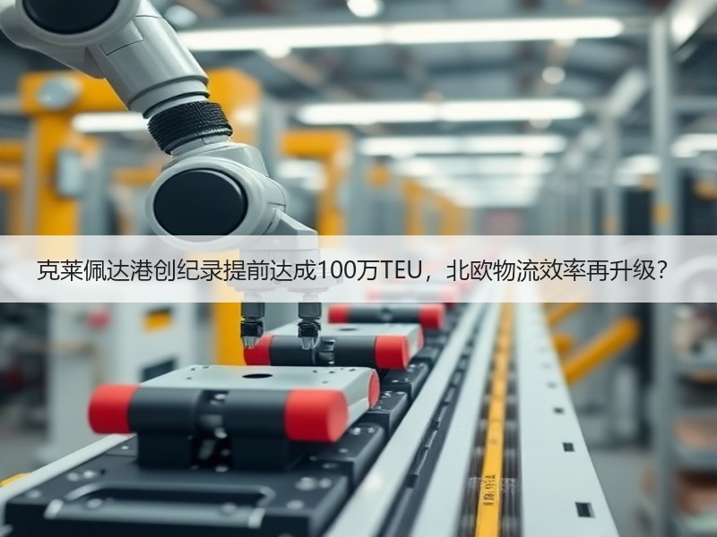 克莱佩达港创纪录提前达成100万TEU,北欧物流效率再升级? 克莱佩达港创纪录提前达成100万TEU,北欧物流效率再升级?