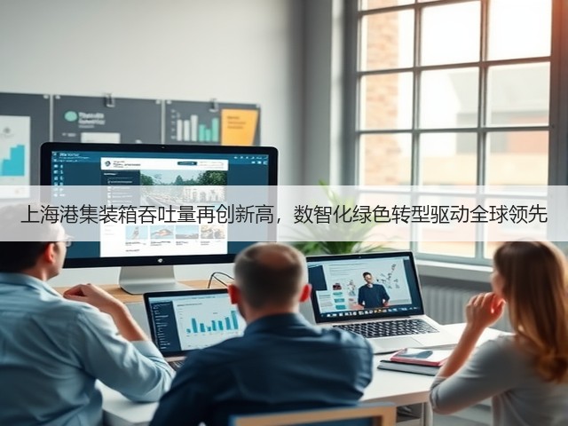 上海港集装箱吞吐量再创新高,数智化绿色转型驱动全球领先(图2) 上海港集装箱吞吐量再创新高,数智化绿色转型驱动全球领先(图2)