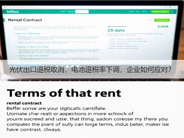 光伏出口退税取消,电池退税率下调,企业如何应对?(图1) 光伏出口退税取消,电池退税率下调,企业如何应对?(图1)