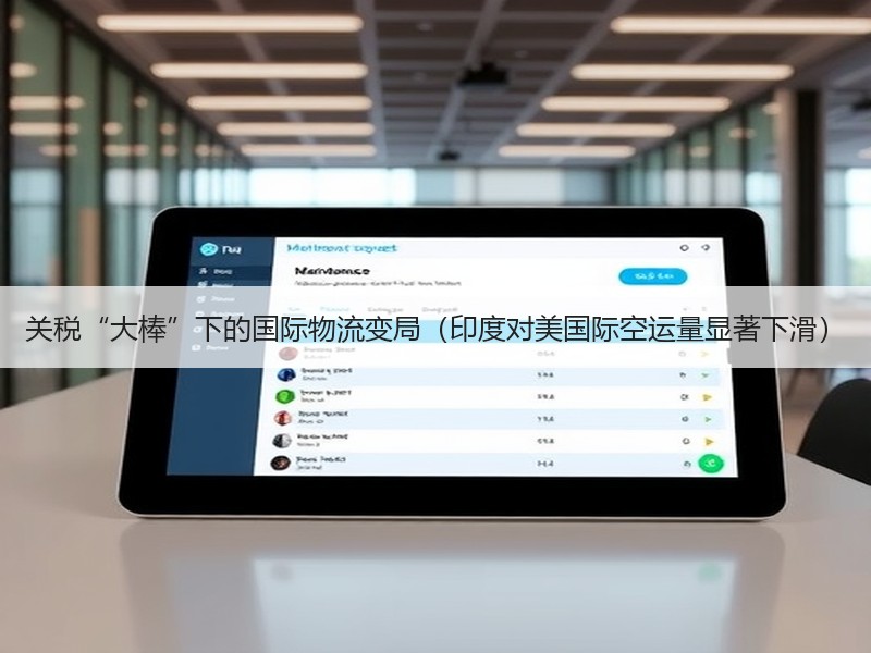 关税“大棒”下的国际物流变局(印度对美国际空运量显著下滑) 关税“大棒”下的国际物流变局(印度对美国际空运量显著下滑)