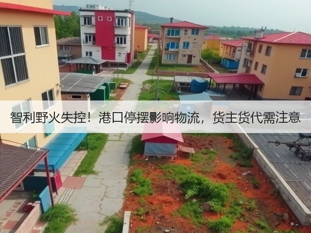 智利野火失控!港口停摆影响物流,货主货代需注意(图2) 智利野火失控!港口停摆影响物流,货主货代需注意(图2)