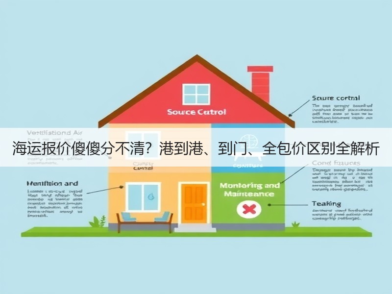 海运报价傻傻分不清？港到港、到门、全包价区别全解析