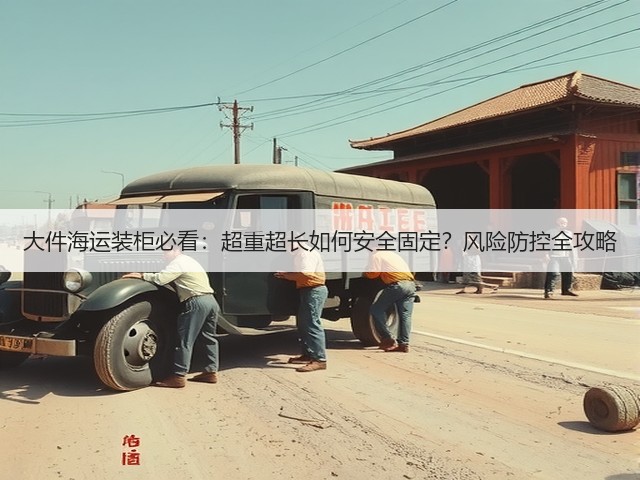 大件海运装柜必看：超重超长如何安全固定？风险防控全攻略(图2)