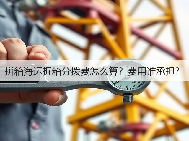 拼箱海运拆箱分拨费怎么算?费用谁承担?(图2) 拼箱海运拆箱分拨费怎么算?费用谁承担?(图2)