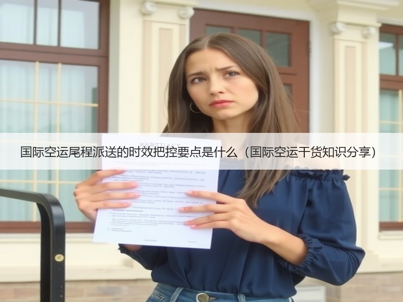国际空运尾程派送的时效把控要点是什么（国际空运干货知识分享）