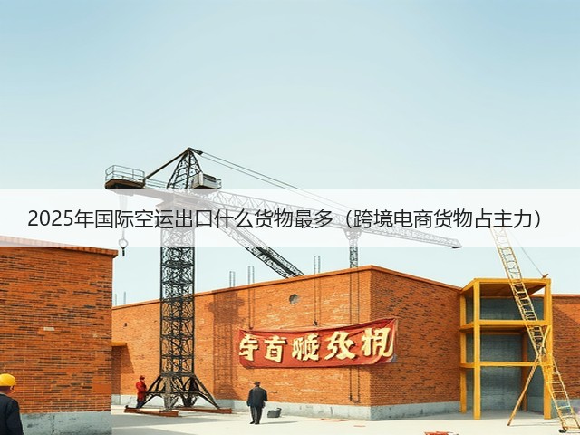 2025年国际空运出口什么货物最多(跨境电商货物占主力)(图3) 2025年国际空运出口什么货物最多(跨境电商货物占主力)(图3)