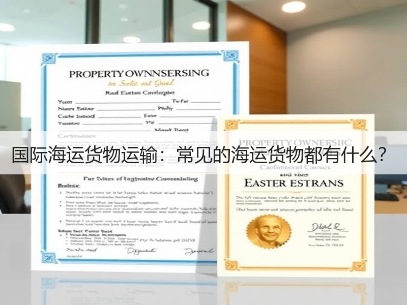 国际海运货物运输:常见的海运货物都有什么? 国际海运货物运输:常见的海运货物都有什么?