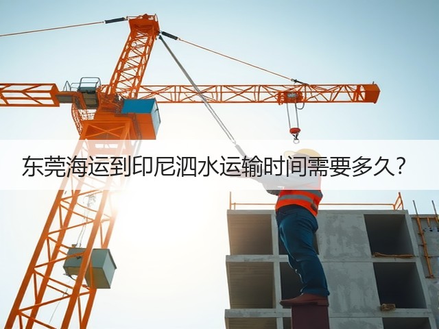 东莞海运到印尼泗水运输时间需要多久?(图1) 东莞海运到印尼泗水运输时间需要多久?(图1)