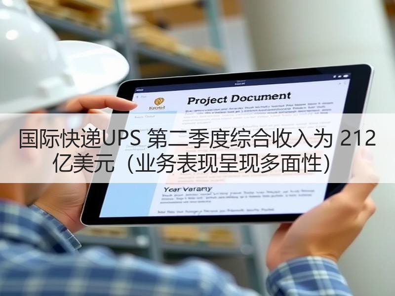 国际快递UPS 第二季度综合收入为 212 亿美元(业务表现呈现多面性) 国际快递UPS 第二季度综合收入为 212 亿美元(业务表现呈现多面性)