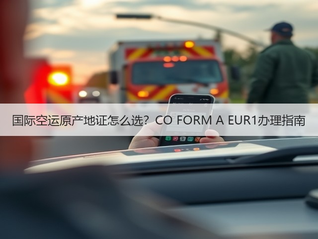 国际空运原产地证怎么选？CO FORM A EUR1办理指南(图1)