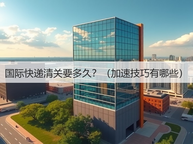 国际快递清关要多久？（加速技巧有哪些）