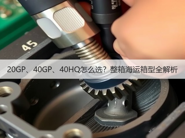 20GP、40GP、40HQ怎么选?整箱海运箱型全解析(图2) 20GP、40GP、40HQ怎么选?整箱海运箱型全解析(图2)