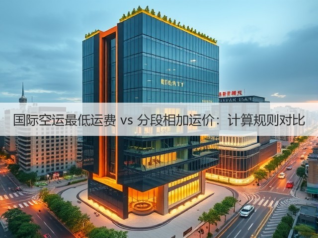 国际空运最低运费 vs 分段相加运价:计算规则对比(图3) 国际空运最低运费 vs 分段相加运价:计算规则对比(图3)