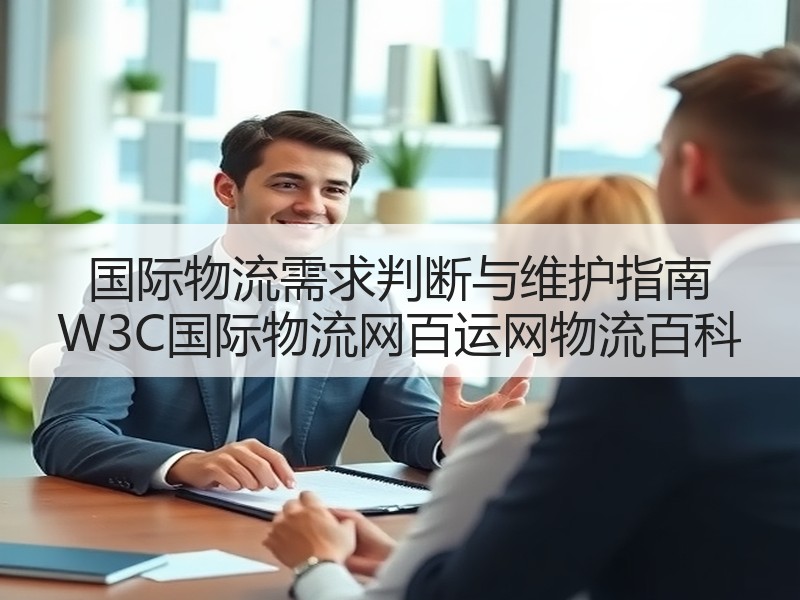 国际物流需求判断与维护指南 W3C国际物流网百运网物流百科