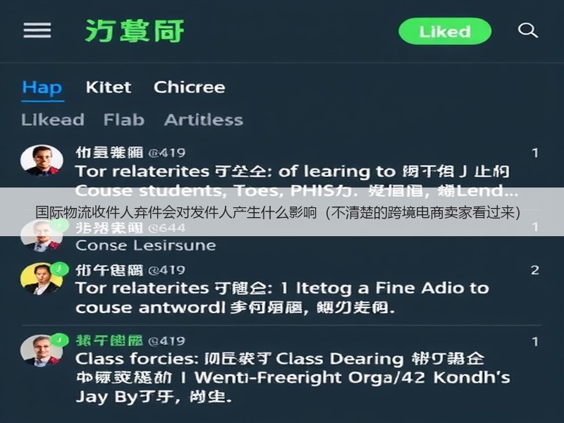 国际物流收件人弃件会对发件人产生什么影响（不清楚的跨境电商卖家看过来）