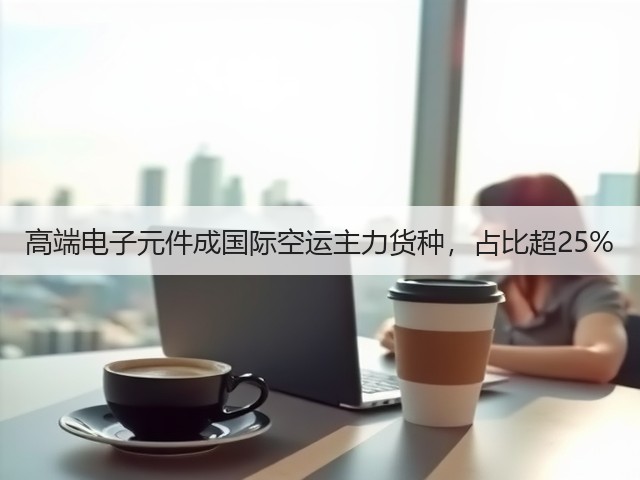 高端电子元件成国际空运主力货种,占比超25%(图3) 高端电子元件成国际空运主力货种,占比超25%(图3)