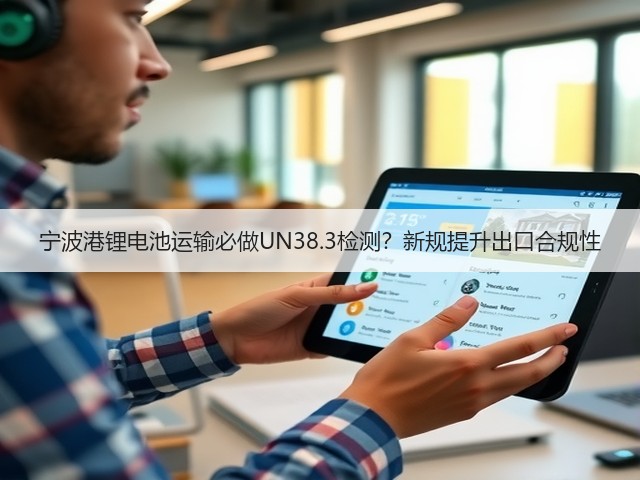 宁波港锂电池运输必做UN38.3检测?新规提升出口合规性(图3) 宁波港锂电池运输必做UN38.3检测?新规提升出口合规性(图3)