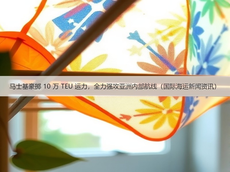 马士基豪掷 10 万 TEU 运力,全力强攻亚洲内部航线(国际海运新闻资讯) 马士基豪掷 10 万 TEU 运力,全力强攻亚洲内部航线(国际海运新闻资讯)