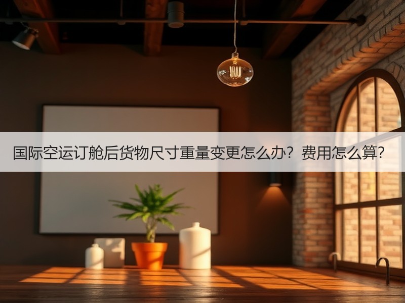 国际空运订舱后货物尺寸重量变更怎么办?费用怎么算? 国际空运订舱后货物尺寸重量变更怎么办?费用怎么算?