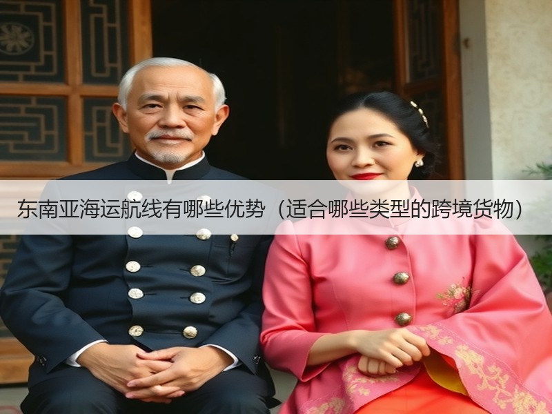 东南亚海运航线有哪些优势（适合哪些类型的跨境货物）
