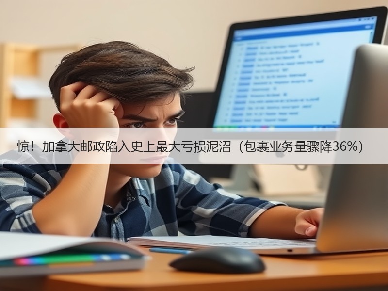 惊！加拿大邮政陷入史上最大亏损泥沼（包裹业务量骤降36%）
