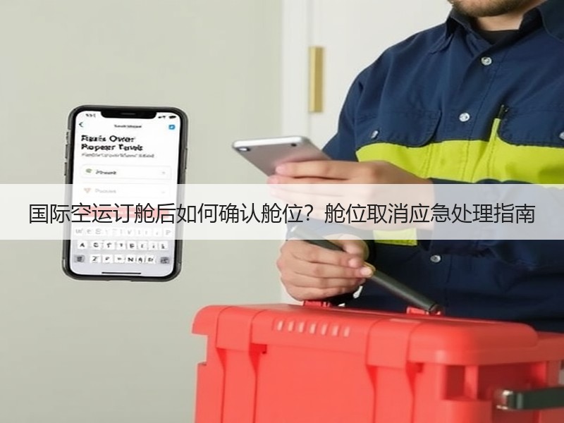 国际空运订舱后如何确认舱位？舱位取消应急处理指南