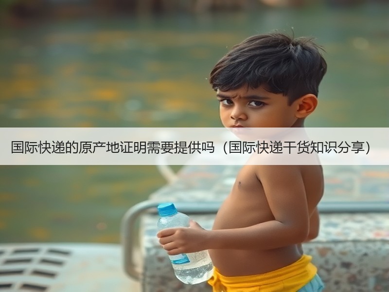 国际快递的原产地证明需要提供吗（国际快递干货知识分享）