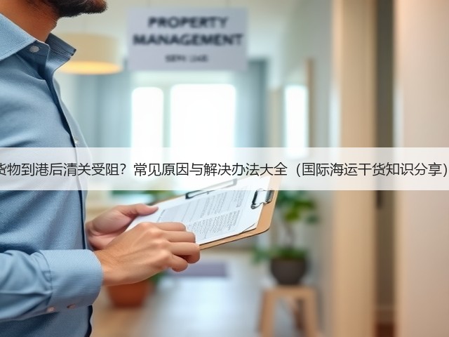 货物到港后清关受阻?常见原因与解决办法大全(国际海运干货知识分享)(图1) 货物到港后清关受阻?常见原因与解决办法大全(国际海运干货知识分享)(图1)