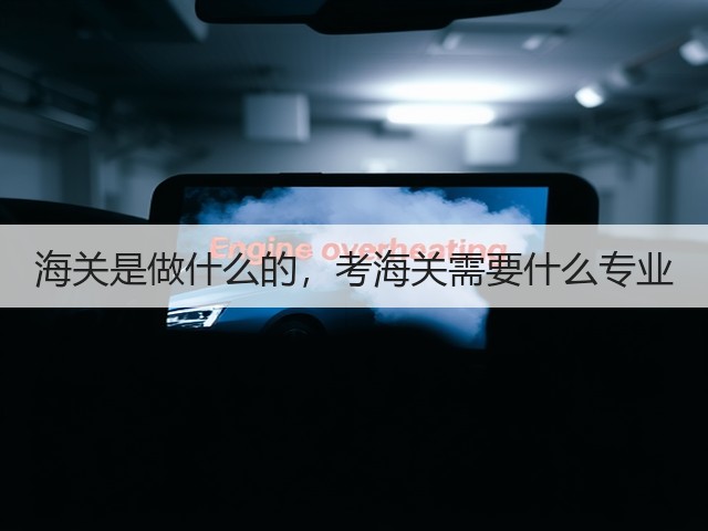 海关是做什么的,考海关需要什么专业(图2) 海关是做什么的,考海关需要什么专业(图2)