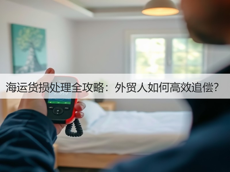 海运货损处理全攻略:外贸人如何高效追偿? 海运货损处理全攻略:外贸人如何高效追偿?