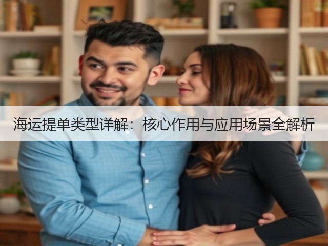 海运提单类型详解:核心作用与应用场景全解析(图2) 海运提单类型详解:核心作用与应用场景全解析(图2)