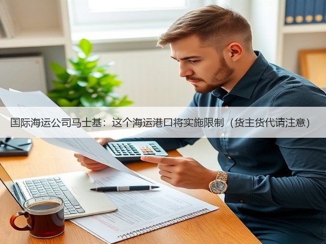 国际海运公司马士基：这个海运港口将实施限制（货主货代请注意）(图2)