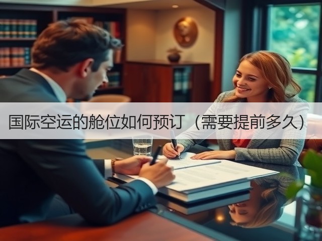 国际空运的舱位如何预订(需要提前多久)(图1) 国际空运的舱位如何预订(需要提前多久)(图1)