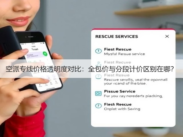 空派专线价格透明度对比:全包价与分段计价区别在哪?(图1) 空派专线价格透明度对比:全包价与分段计价区别在哪?(图1)