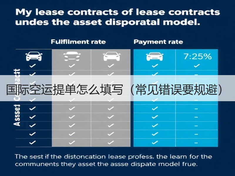 国际空运提单怎么填写（常见错误要规避）