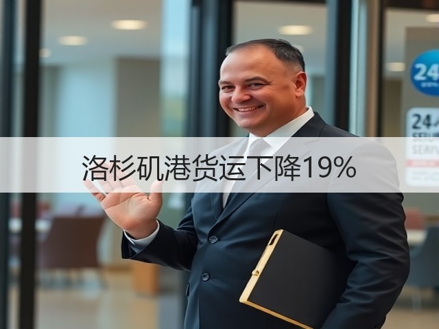 洛杉矶港货运下降19%(图1) 洛杉矶港货运下降19%(图1)