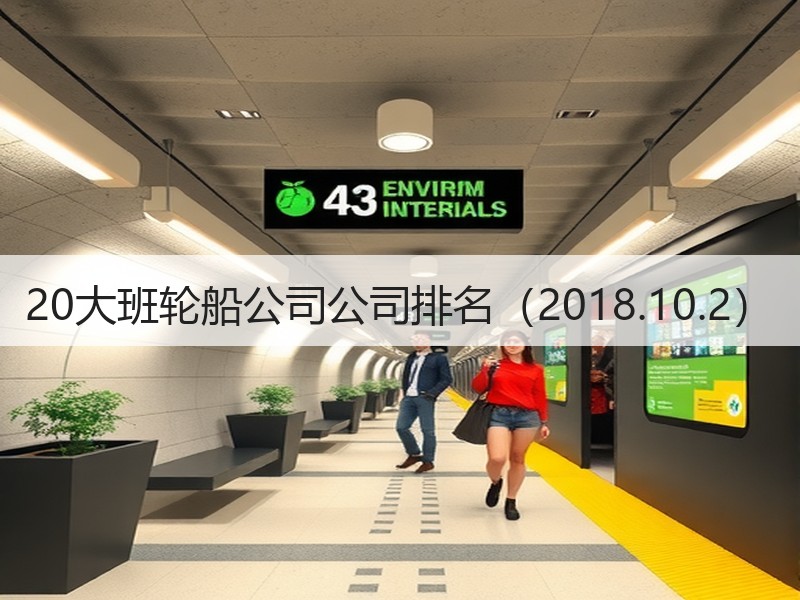 20大班轮船公司公司排名(2018.10.2) 20大班轮船公司公司排名(2018.10.2)