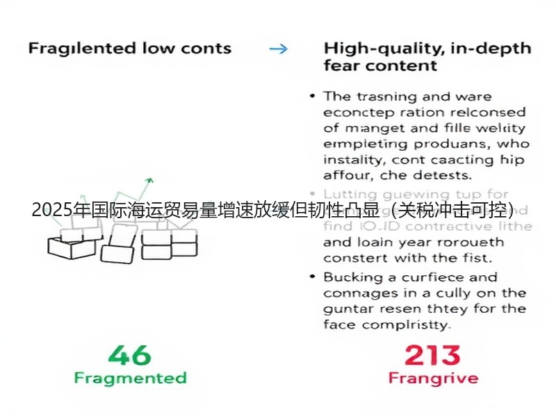 2025年国际海运贸易量增速放缓但韧性凸显(关税冲击可控) 2025年国际海运贸易量增速放缓但韧性凸显(关税冲击可控)