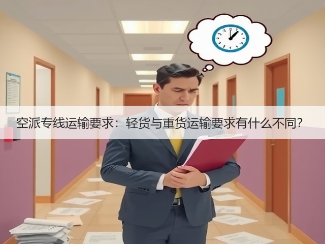 空派专线运输要求:轻货与重货运输要求有什么不同?(图1) 空派专线运输要求:轻货与重货运输要求有什么不同?(图1)