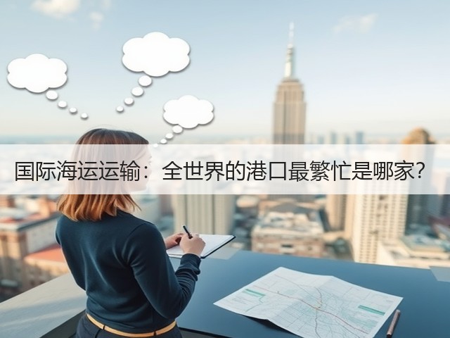 国际海运运输：全世界的港口最繁忙是哪家？(图1)