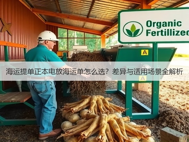 海运提单正本电放海运单怎么选?差异与适用场景全解析(图2) 海运提单正本电放海运单怎么选?差异与适用场景全解析(图2)