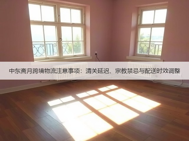 中东斋月跨境物流注意事项:清关延迟、宗教禁忌与配送时效调整(图2) 中东斋月跨境物流注意事项:清关延迟、宗教禁忌与配送时效调整(图2)