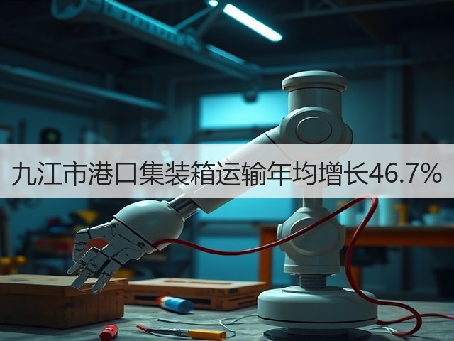 九江市港口集装箱运输年均增长46.7%(图2) 九江市港口集装箱运输年均增长46.7%(图2)