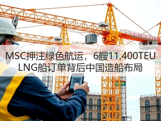 MSC押注绿色航运,6艘11,400TEU LNG船订单背后中国造船布局(图1) MSC押注绿色航运,6艘11,400TEU LNG船订单背后中国造船布局(图1)