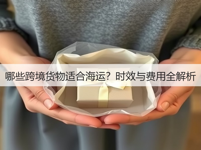 哪些跨境货物适合海运？时效与费用全解析